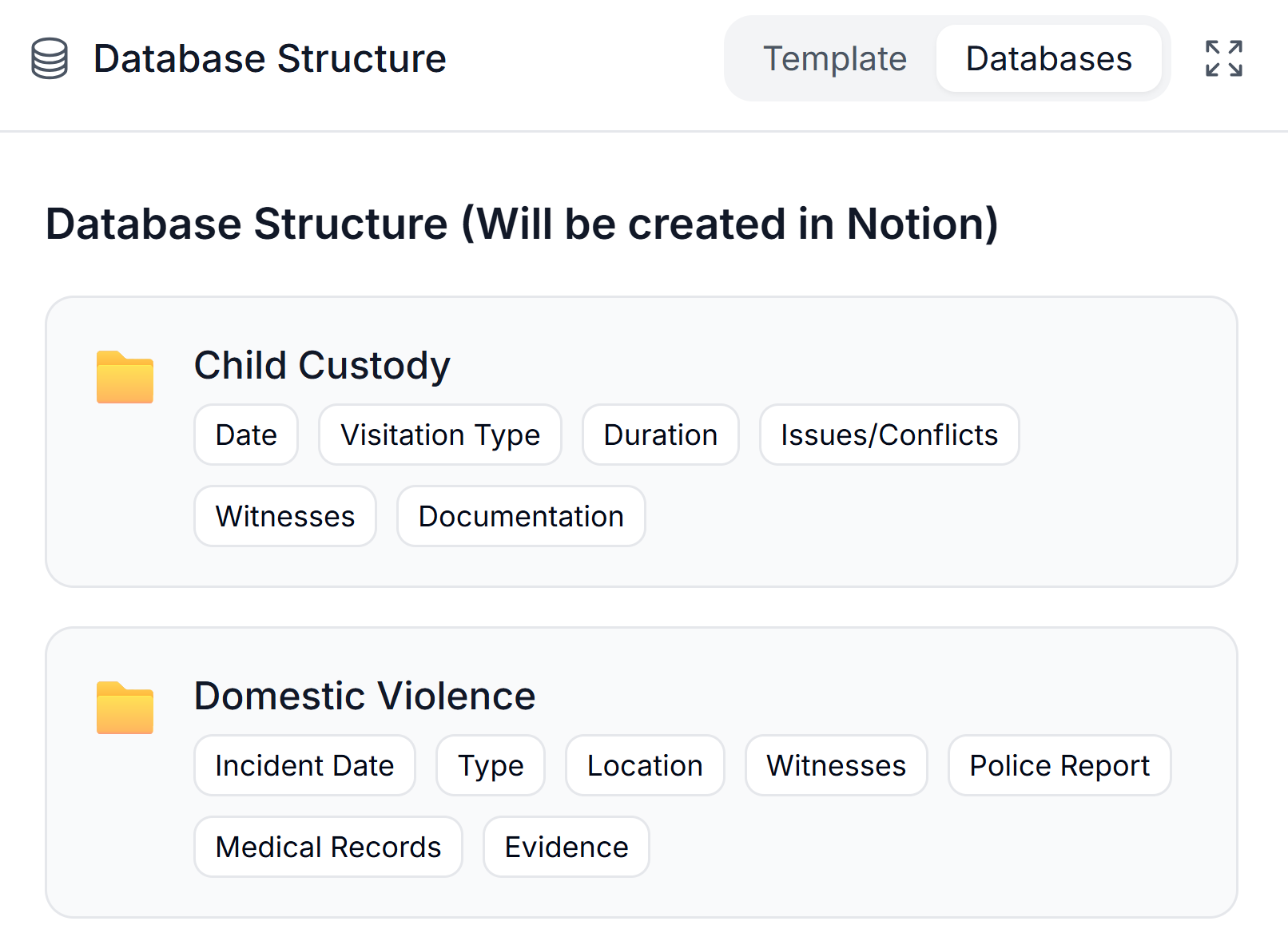 Database Preview